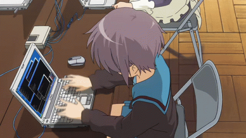 Animation de hacking (Yuki)